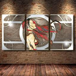 Ruby Radiance A Triptych Mirror Masterpiece By Phillip Orr