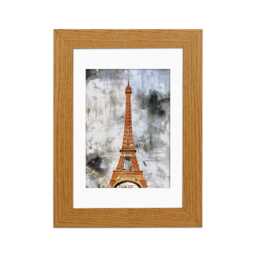 A1 A2 A3 A4 A5 Trendy Wall Art Picture Frames With Mount, Maximalist Decor Photo Frame For Best Friend Gift, Modern Oak