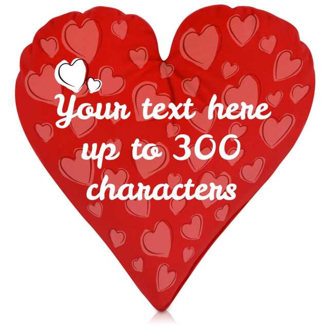Personalised Heart Cushion - image 1