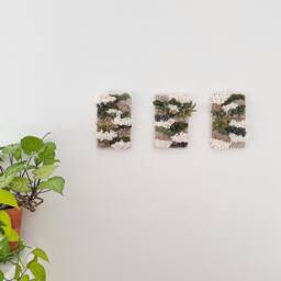 Pine Snow Triptych - Fiber Wall Art/Fiber Art/Neutral Art/Wall Art For Hallway/Green Hanging/Winter Decor/Winter Decor Weavin