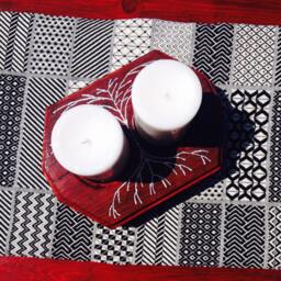 Tree Of Life - Reclaimed Wood Wooden Candleholder Home Decor Handmade Art Candle Holder Carved - thumbnail 4