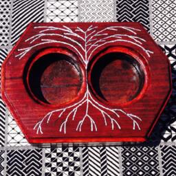 Tree Of Life - Reclaimed Wood Wooden Candleholder Home Decor Handmade Art Candle Holder Carved - thumbnail 3