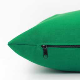 Kelly Green Pillow Cover With Gold Stripe - Color Block Lumbar & Square Cushion St Patrick's Day Decor Accent - thumbnail 2