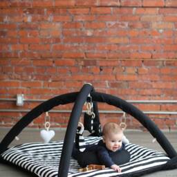 Coco Bean Luxury Baby Play Mat - Black & White - thumbnail 2