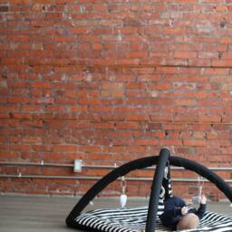 Coco Bean Luxury Baby Play Mat - Black & White - thumbnail 3