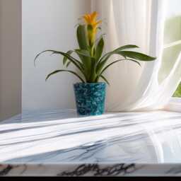 Patina Blue & Aged Copper Hand Painted Plant Pot Modern Indoor Planter - thumbnail 4