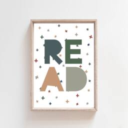 Set Of 3 Boys Nursery Prints, Read Play Love Print, Playroom Bedroom Blue Decor, Wall Art, Kids Room, Home - thumbnail 2