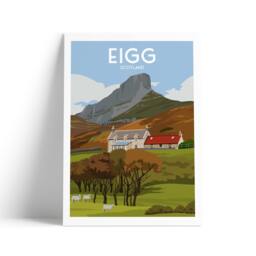 Isle Of Eigg Print, An Sg??rr - Scotland Wall Art Scottish Islands - thumbnail 1