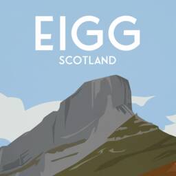 Isle Of Eigg Print, An Sg??rr - Scotland Wall Art Scottish Islands - thumbnail 2