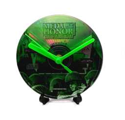 Medal Of Honor Allied Assault Upcycled Dvd Disc Clock Video Pc Cd Game Gift Idea - thumbnail 1