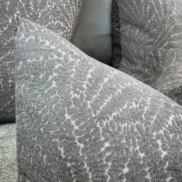 "Handmade Velvet Cushion Cover Voyage Maison Farley Chesnut, 12"" X 20" - thumbnail 4