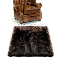 Handmade Plush Faux Fur Area Rug - Shaggy Icelandic Sheepskin Throw - thumbnail 3