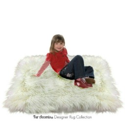 Handmade Plush Faux Fur Area Rug - Shaggy Icelandic Sheepskin Throw - thumbnail 2
