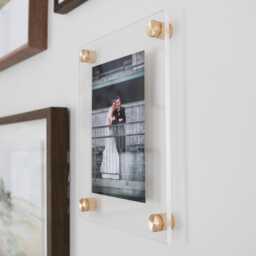 Clear Acrylic Frame For Wall With Optional Photo Print, Custom Sizes Up To 36x48 - thumbnail 1