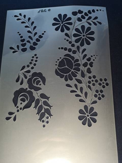 Hungarian Folk Stencil, Flexible, Reusable, 125Mic, Wall Decor, Home Decor, Furniture Painting, Card Making, Craft Stencil From Bitofeverythingbyb