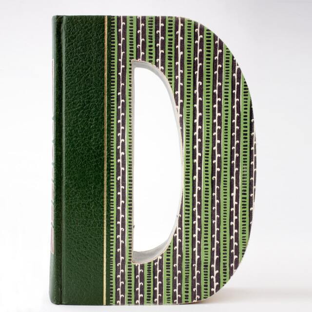 Book Letter - D Book Art, Cut Letters, Unique Engagement Gift, Nursery Decor, Home Baby - image 1