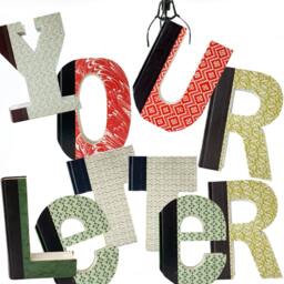Book Letter - D Book Art, Cut Letters, Unique Engagement Gift, Nursery Decor, Home Baby - thumbnail 2
