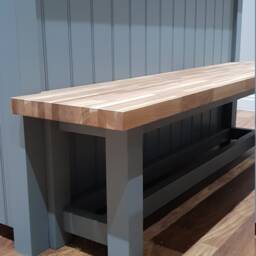 "Kitchen Island With Bench & Dining Table Set ""The Anglesey" - thumbnail 3
