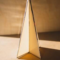 Modern Stained Glass Christmas Trees Tabletop Centerpiece Home Decoration - thumbnail 4