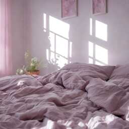 Amethyst Linen Duvet Cover Soft 1 Medium Weight Cover Breathable Stonewashed Comfort - thumbnail 3