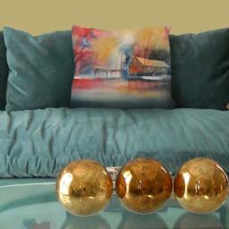 Decorative Pillow Cover, Lake House Pillow, Colorful , Trending Gift Ideas, Pillow Cover, Throw Pillow, Ideas - thumbnail 2