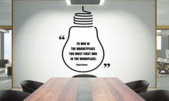 Teamwork Quote Wall Decal Inspirational Office Decor 2384Re - image 1