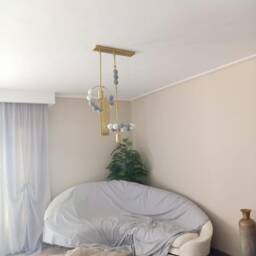 Tawazon -(Balance Pendants - Concrete & Brass - thumbnail 4