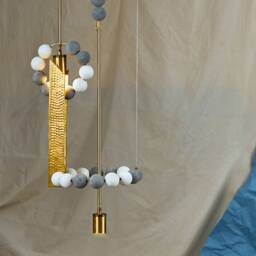 Tawazon -(Balance Pendants - Concrete & Brass - thumbnail 3