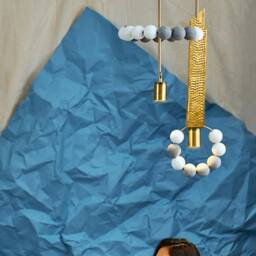 Tawazon -(Balance Pendants - Concrete & Brass - thumbnail 2