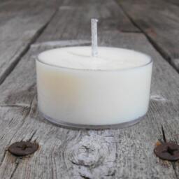 Cardamom Butter Fudge Soy Candle Tea Lights Rustic Dye Free - thumbnail 2