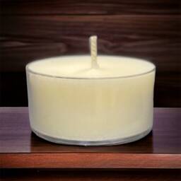Cardamom Butter Fudge Soy Candle Tea Lights Rustic Dye Free - thumbnail 1