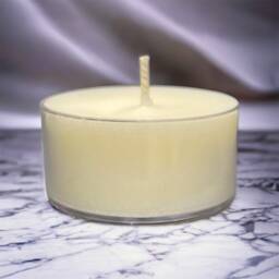 Cardamom Butter Fudge Soy Candle Tea Lights Rustic Dye Free - thumbnail 3