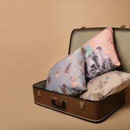 Limited Edition - Illustrated Circus Bear Print Cushion - thumbnail 2