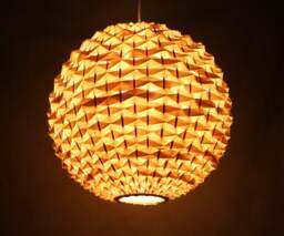 Sphere Bamboo Pendant Light Natural Woven Lighting