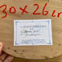 Used Artists Traditional Wooden Oil Pallet - thumbnail 3