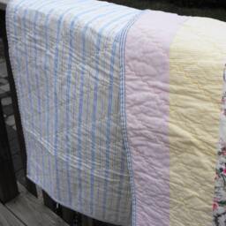 Throw Girl Gift Bed Chair Thow Blanket Victorian Quilt Handmade Patchwork Woman - thumbnail 4
