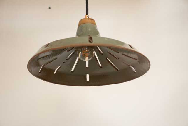 Barn Shade, Pendent Lamp, Ryan Bryant, Lighting, Modern, Mid Century, Century With 12' Cord - image 1