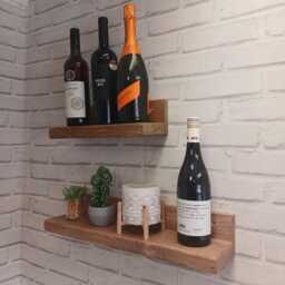 Rustic Shelves/ Floating Bathroom Reclaimed Wood Shelving/ Handmade/ Any Size/ Wooden Shelving - thumbnail 3