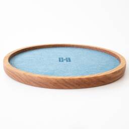 Personalized Custom Valet Tray Made Of Felt & Wood/storage & Dish For Keys Wallet Phone More - thumbnail 3