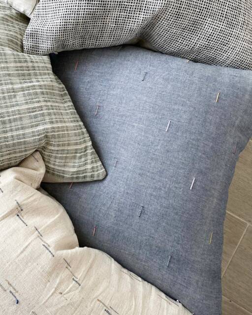 Neutral Hemp Hand Woven Pillow Cover - Limited - image 1