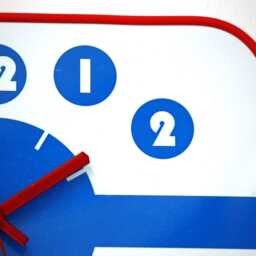 Retro Style Wall Clock - New 27cm Mid Century Blue Atomic Formica Vintage French Gift Off The Clocks - thumbnail 3