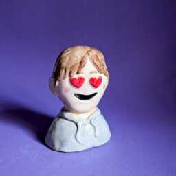 "Small Ceramic Sculpture ""You're The Only One"