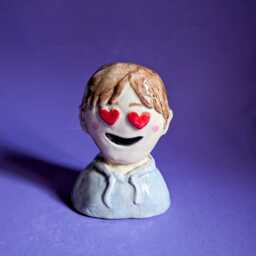 "Small Ceramic Sculpture ""You're The Only One" - thumbnail 2
