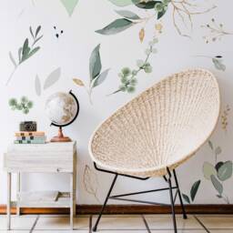 Tropical Jungle Leaf Wall Decals Peel & Stick Nursery Decor - thumbnail 4