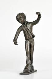 Boy Balancing Bronze Sculpture