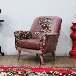 Bay Armchair - Light Brown Gobelin - thumbnail 3