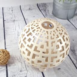 Geometric Ceramic Tea Light Holder Interior Candle Lantern - thumbnail 3