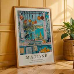Matisse Art Print The Open Window Poster - Colorful Fauvist Wall - thumbnail 3