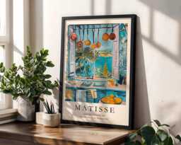 Matisse Art Print The Open Window Poster - Colorful Fauvist Wall - thumbnail 1