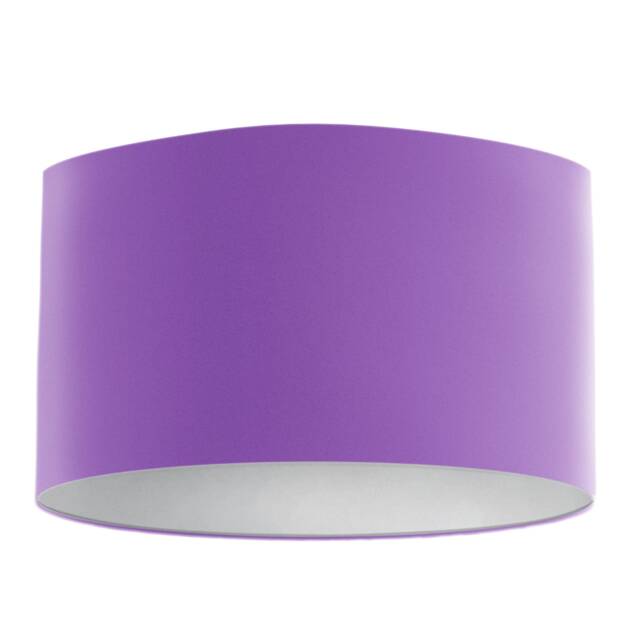 Velvet Lampshade - Amethyst With White Lining, Handmade Lampshades, Table Lamp Shade, Purple Lampshade - image 1